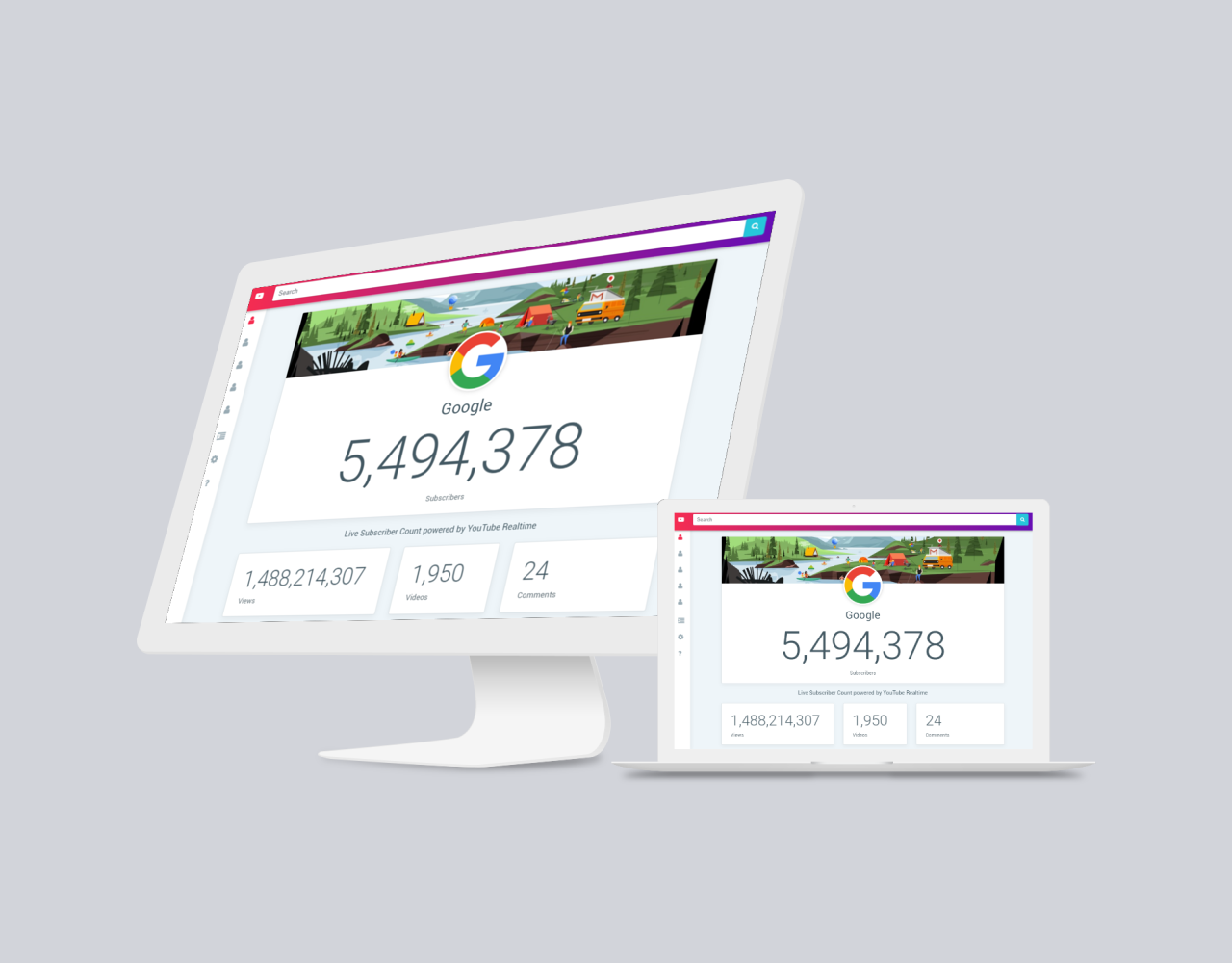 Live YouTube View Count — YouTube Realtime